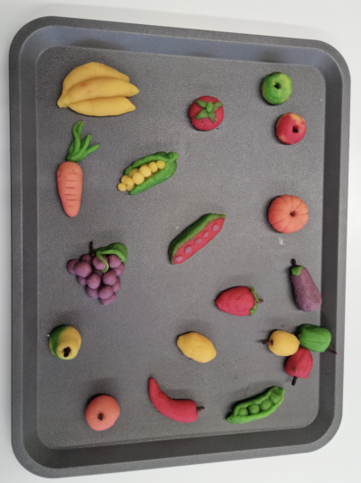 Fruits et légumes en Massepain